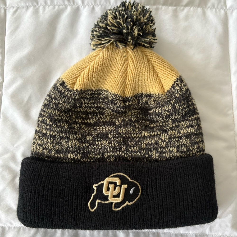 University of Colorado Unisex Rounded Crown Ribbed Cuff Beanie OS